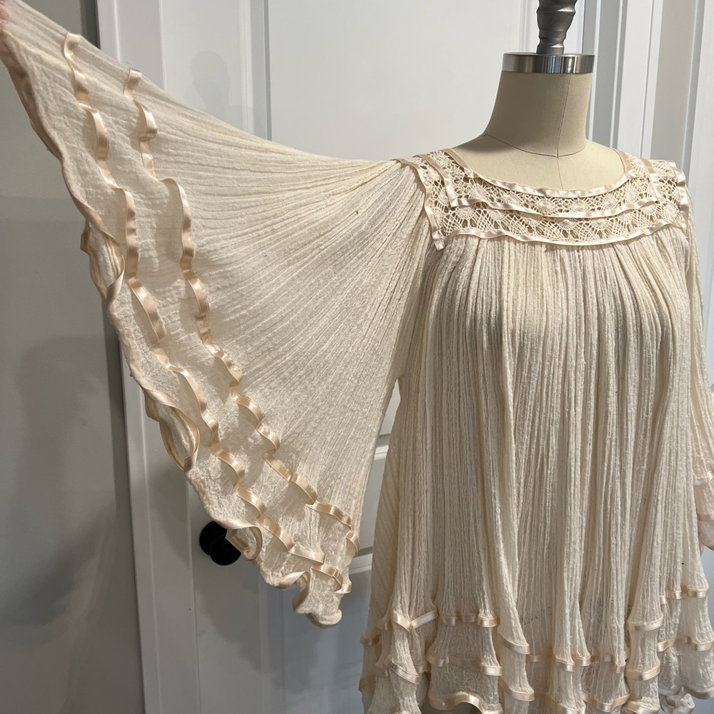 Thrifted Angel Sleeve Top